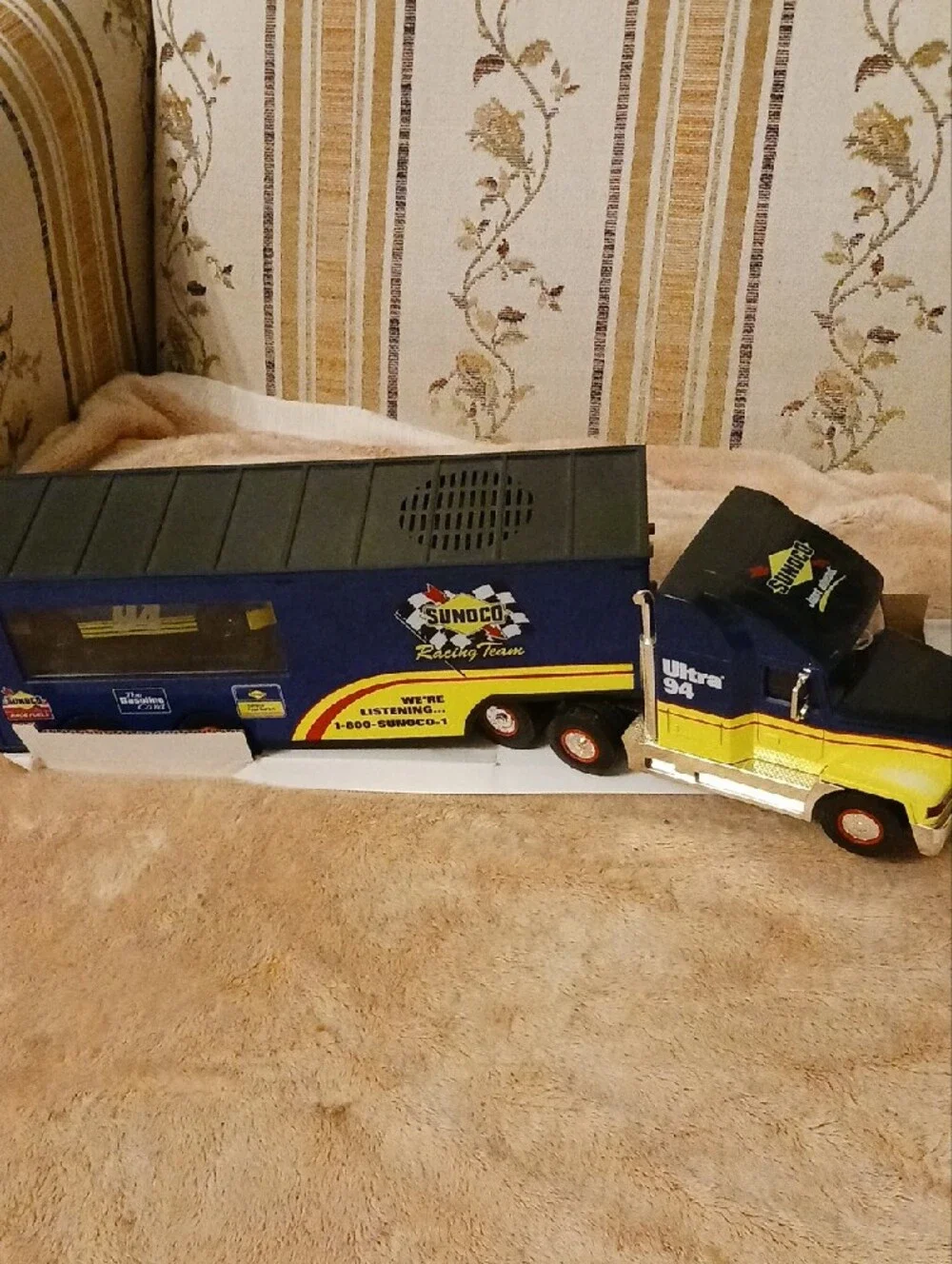Racing Team Truck 1997 Collector's Edition Transporter Truck Toy - Kids Vehicles